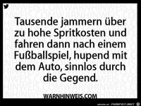 Jammern wegen Spritkosten