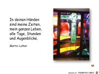 in deinen Haenden sind meine zeiten