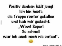 Positiv denken h�lt jung 