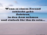 Wenn es einem Freund schlecht geht
