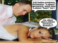 Das Leben ist hart