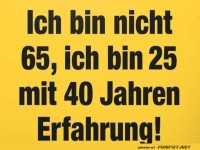 Jung und erfahren