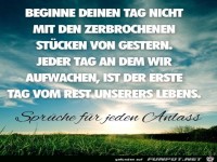 Beginne deinen Tag nicht