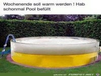 Mein neuer Pool