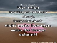 Wer mich im Regen stehen laesst