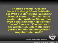 Thomas prahlt