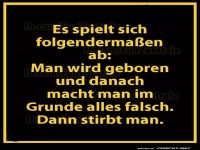 Man wird geboren