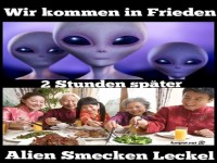 Alienbesuch mit kulinarischer Wendung
