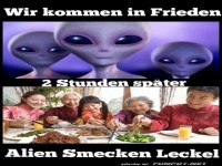 Alienbesuch mit kulinarischer Wendung