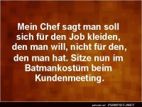 Jobdresscode � la Batman