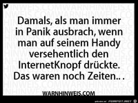 Damals mit dem Handy ins Netz