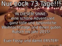 Frohe Weihnachten vom Fossy