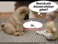 musst du echt draussen