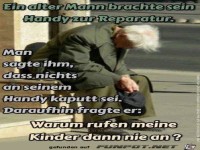 Warum rufen meine Kinder nie an