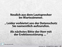 neulich aus dem Lautsprecher