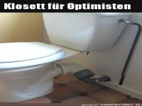 Toilette f�r Optimisten