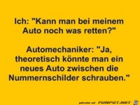 Auto ist nicht zu retten