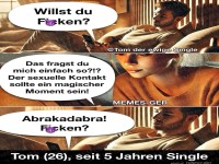 Humorvolle Chat-Situation