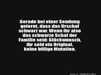 Das schwarze Schaf als Original