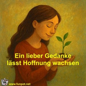 Ein-lieber-Gedanke-lässt-Hoffnung-wachsen.png von Fossy