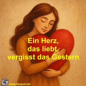 Ein-Herz,-das-liebt,-vergisst-das-Gestern.png von Fossy