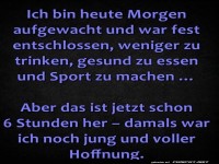 Morgenmotivation mit kurzer Halbwertszeit