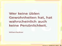 wer keine ueblen gewohnheiten