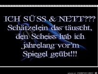 vor dem Spiegel geuebt