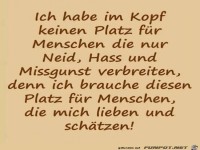 kein Platz f�r b�se Menschen.....