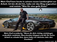 Der Lambo meines Chefs