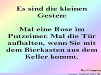 ES SIND DIE KLEINEN GESTEN