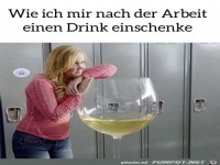 Der Drink nach der Arbeit