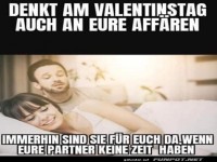 Valentinstag Hinweis zu romantischen Beziehungen