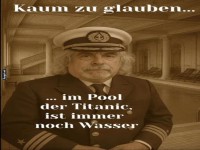 Wasser im Titanic-Pool bleibt