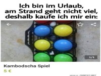 Kugeln im Urlaub: Spaß auf Kambodschanisch