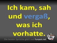 Vergessen mit Stil