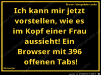 diegeilsten im Kopf einer Frau