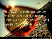 Das Gl�ck ist meisten wie...