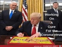 Trump arbeitet an Corona-L�sungen