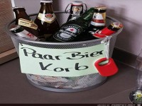 Paar Bierkorb