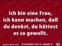 Ich bin eine Frau