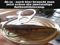 Dosenffnung mit Humor