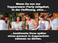 Lustige Tupperware-Party-Situation
