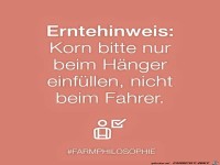 Erntehinweis...