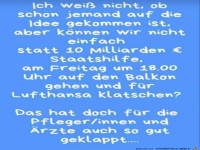 Einfach mal wieder klatschen 