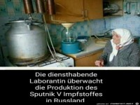 Sputnik-Impfstoff wird hergestellt