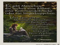 Es gibt Menschen die suchen eine Buehne