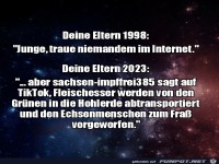 Die Eltern damals und heute