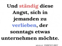 Die Angst vor verbindlichem Verliebtsein