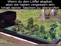 Unerwartete �berraschung am Grab